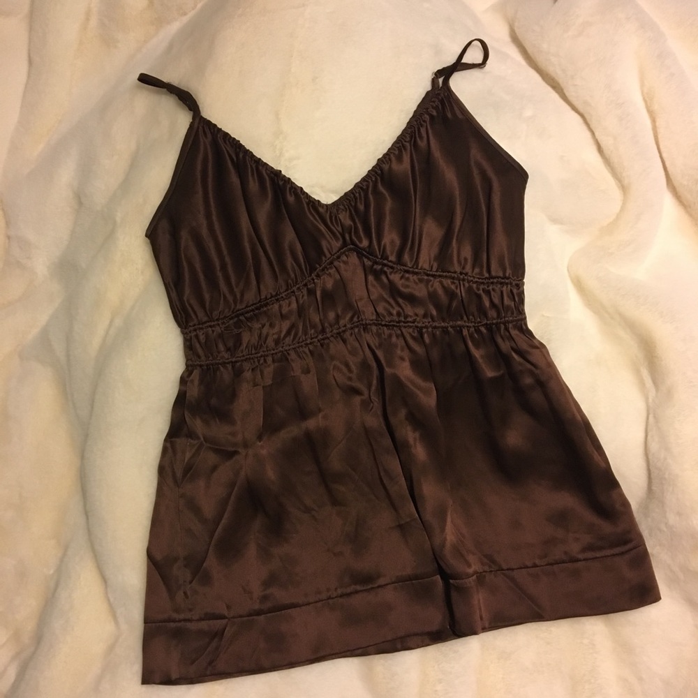 Silky Chocolate Blouse